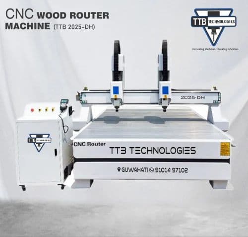 TTB 6 KW CNC Router Wood Carving Machine