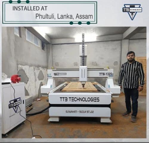 TTB 1325 White CNC Wood Router Machine